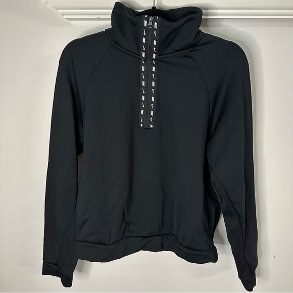 Nike Tops - Nike Black 1/4 Zip Athletic Pullover, Size Medium